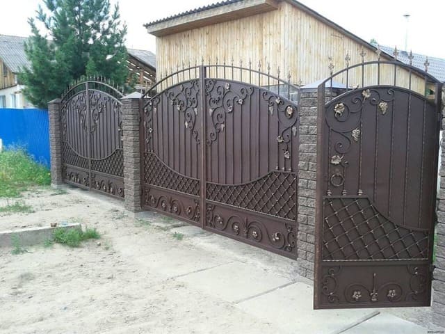 кованые и сварные ворота Куровское